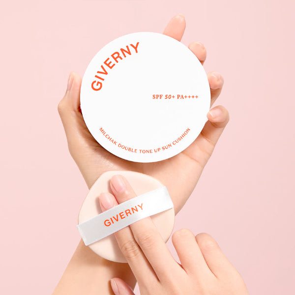 GIVERNY Close-fitting Double Tone-Up Sun Cushion SPF 50+PA++++ 25g