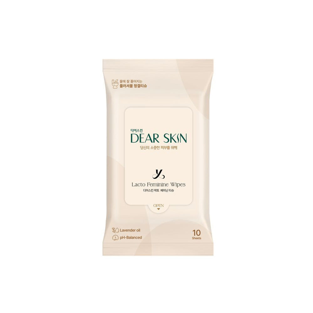 DEARSKIN Lacto Feminine Wipes 10P