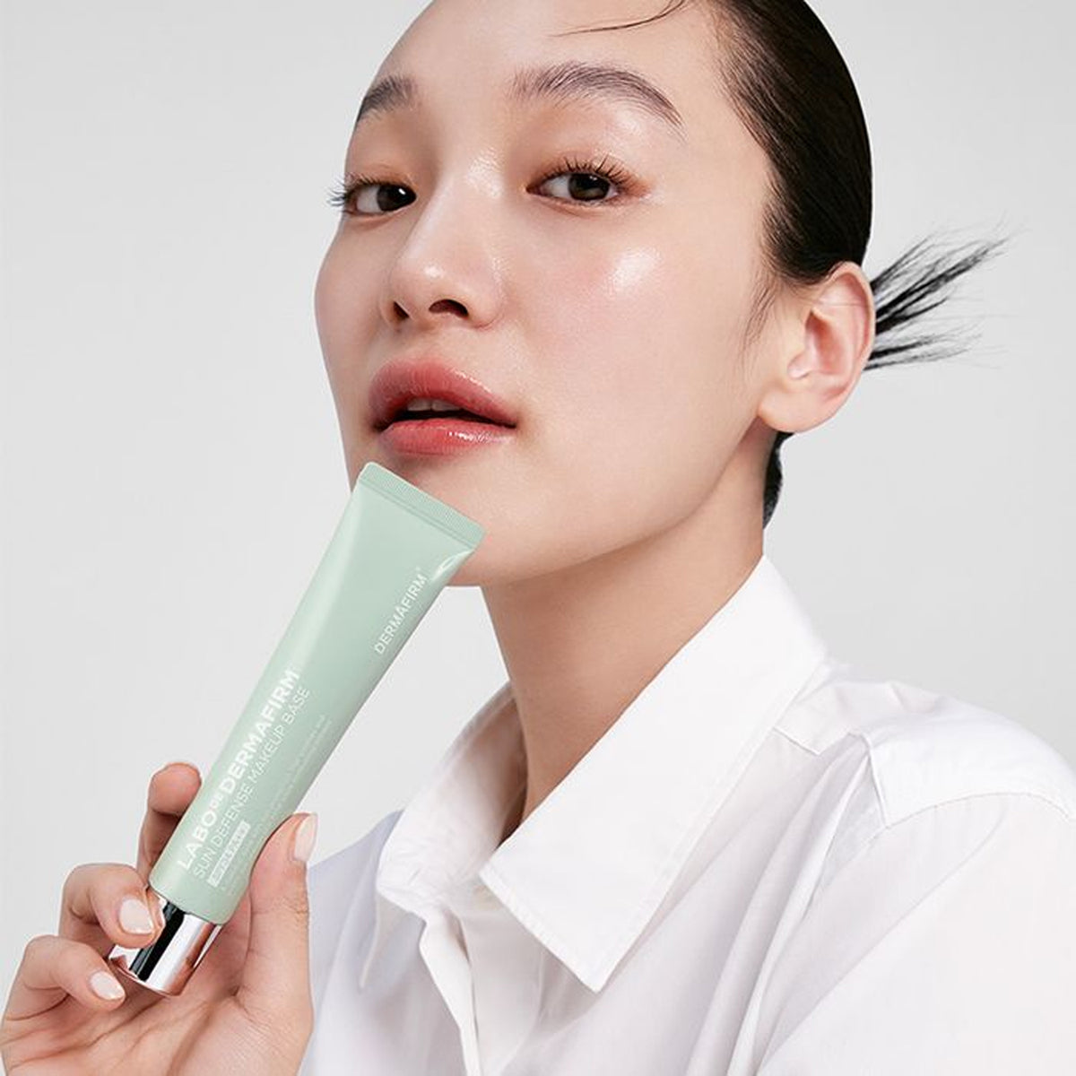 DERMAFIRM Sun Defense Makeup Base Green SPF34 PA++ 40g