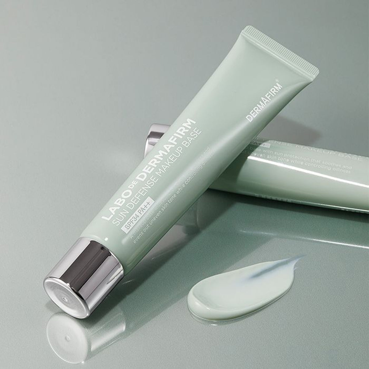 DERMAFIRM Sun Defense Makeup Base Green SPF34 PA++ 40g