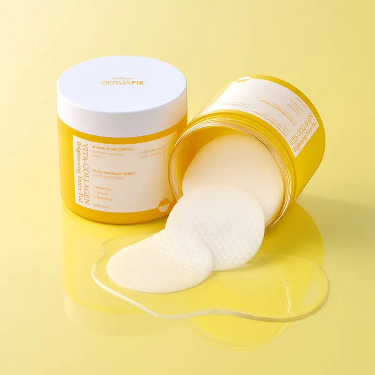 DERMAFIX Vita Collagen Brightening Toner Pad 60 Pads