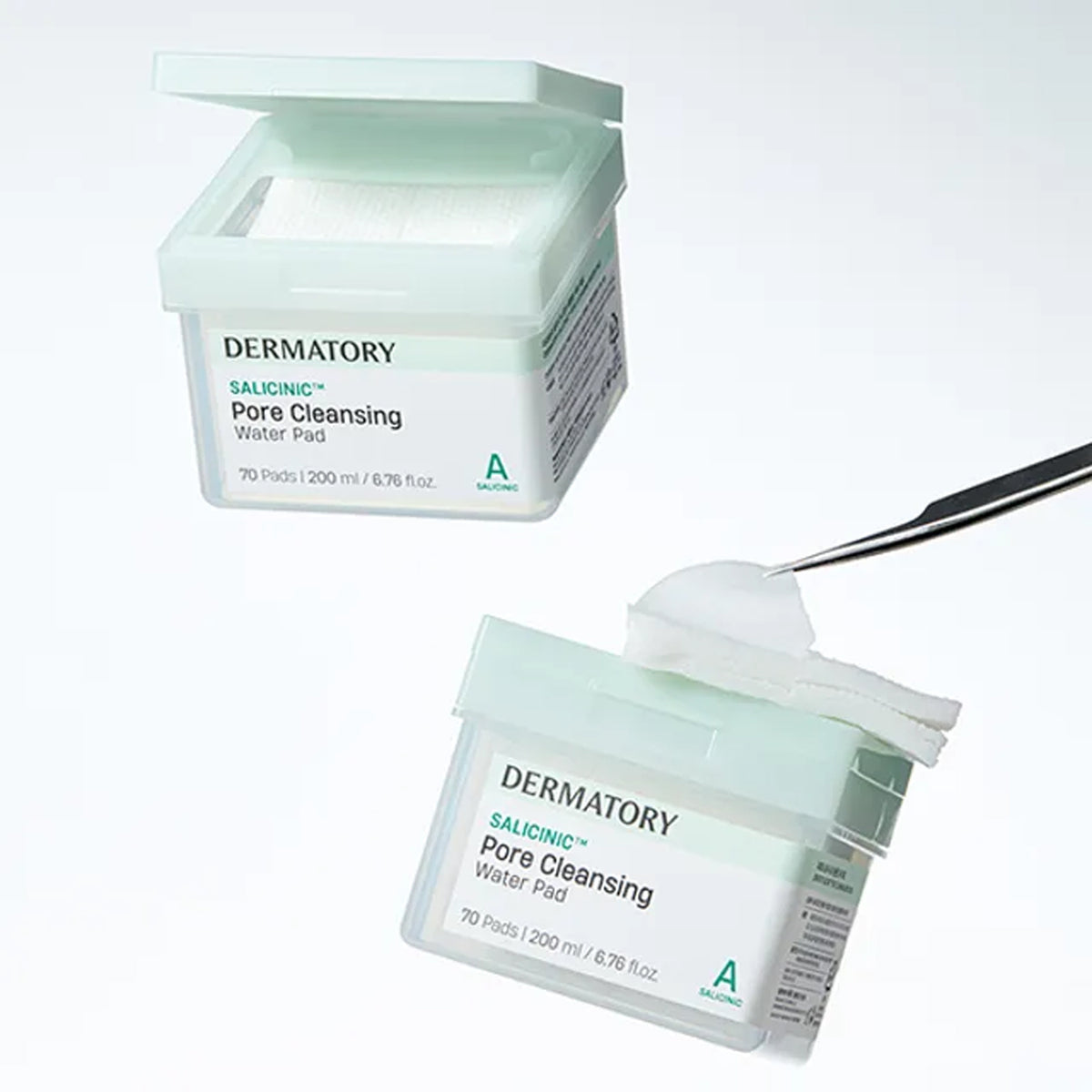 Almohadilla de agua de limpieza de poros salicínicos dermatorios 70ea