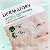 Máscara de gel de ajuste de poro salicínico dermatorio 27g * 1 hoja