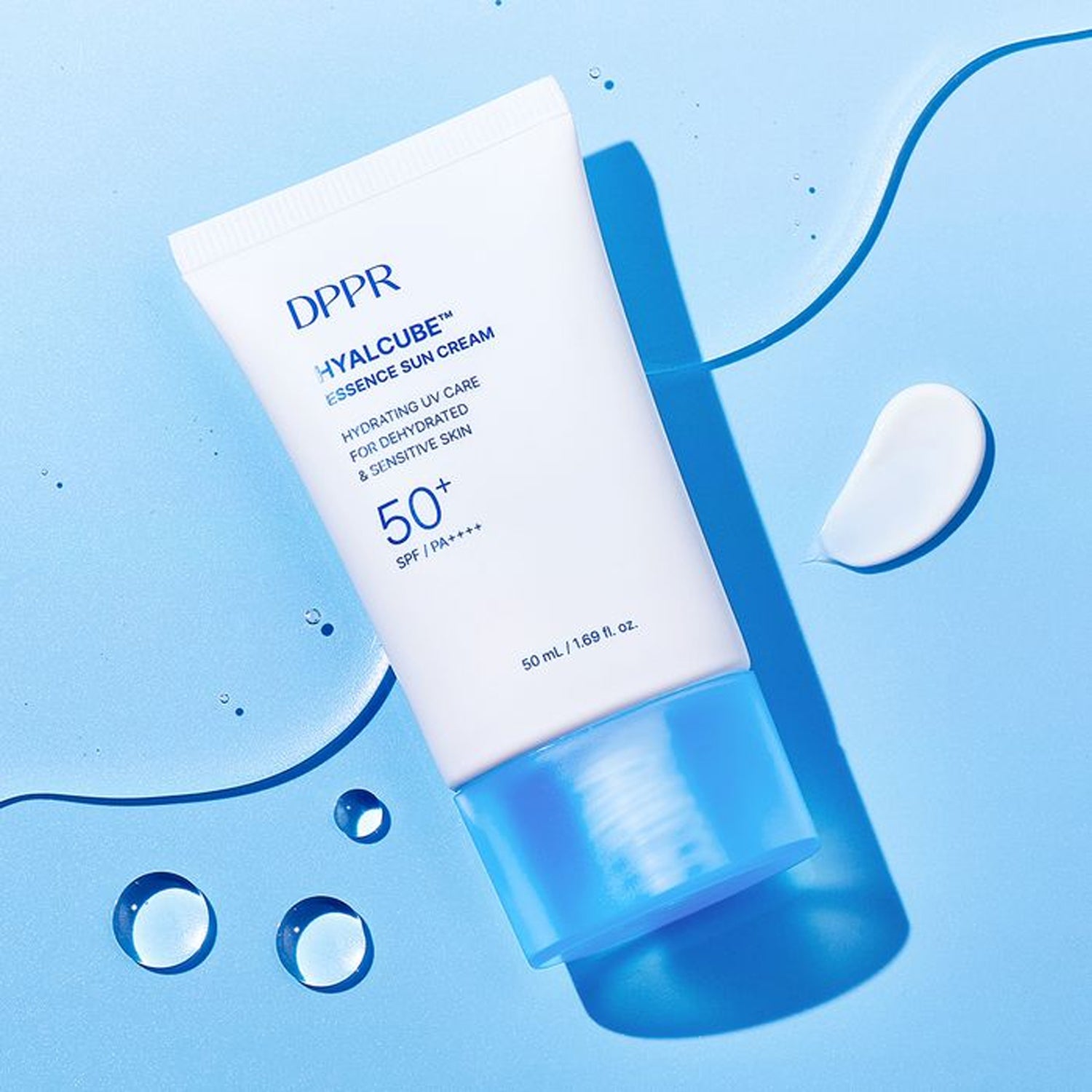 DPPR Hyalcube Essence Sun Cream SPF50+ PA++++ 50ml | DODO SKIN