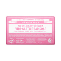 DR.BRONNER'S Cherry Blossom Pure Castile Bar Soap 140g