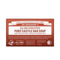 DR.BRONNER'S Eucalyptus Pure Castile Bar Soap 140g