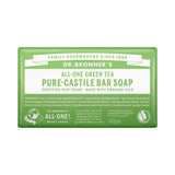 DR.BRONNER'S Green Tea Pure Castile Bar Soap 140g