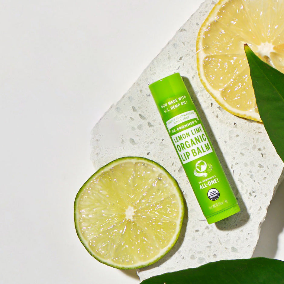 DR.BRONNER'S Lemon Lime Organic Lip Balm 4g