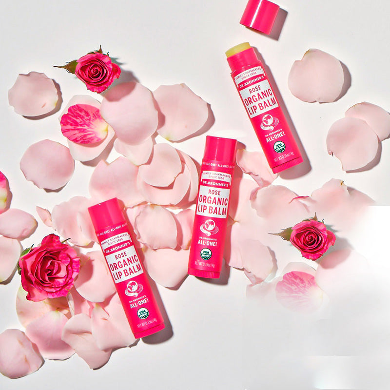 DR.BRONNER'S Rose Organic Lip Balm 4g