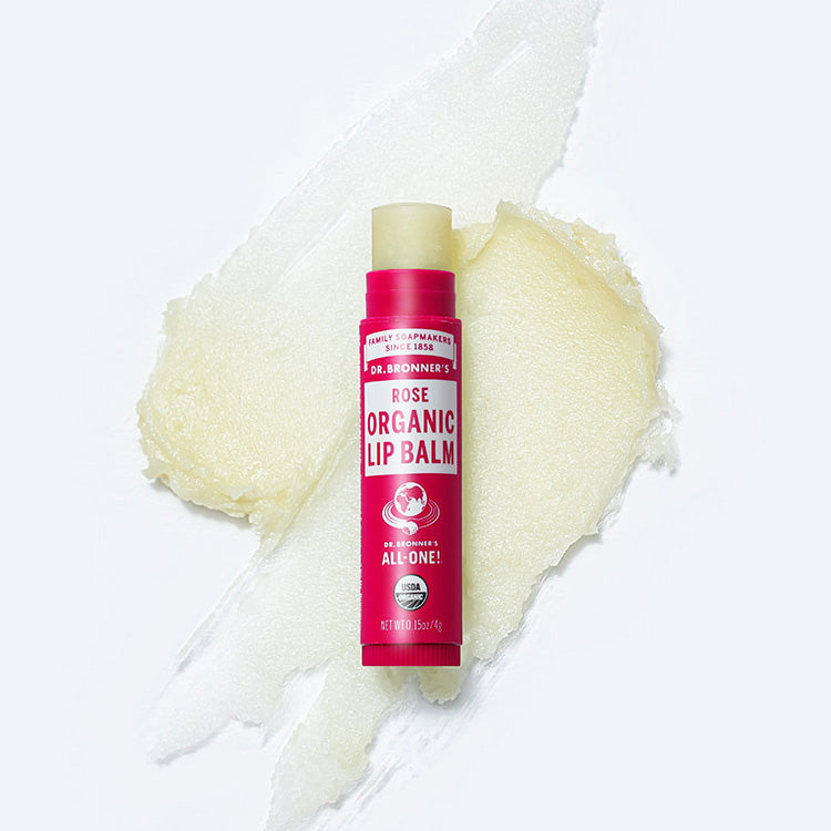 DR.BRONNER'S Rose Organic Lip Balm 4g