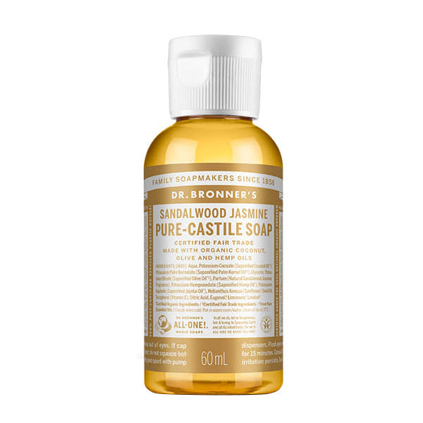 DR.BRONNER'S Sandalwood Jasmine Pure Castile Soap 60ml