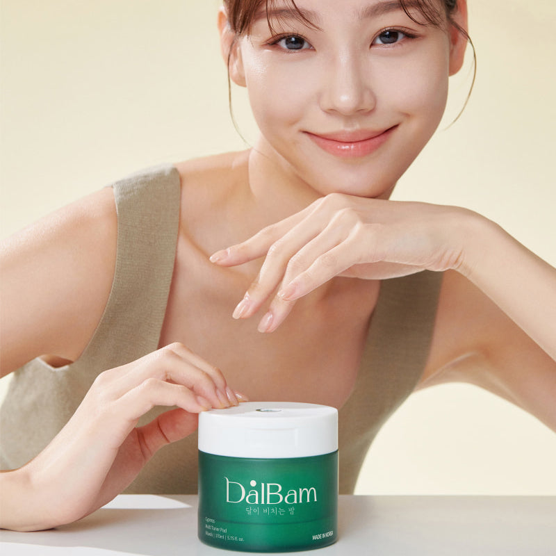 DalBam Cypress Multi-Benefit Hinoki Water Toner Pad  170ml 60 Sheets
