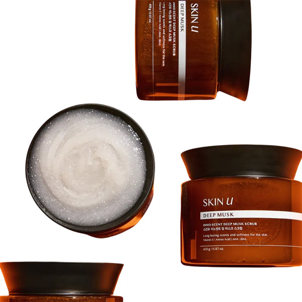 SKIN U Acne Ingrown Hair Care Scrub 450g (3 Type)
