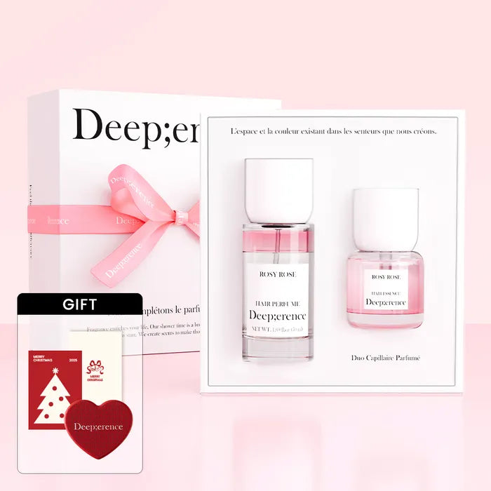 [2025Holiday] Deep;erence Perfume Hair Oil Essence & Hair Mist 50ml Duo Set
