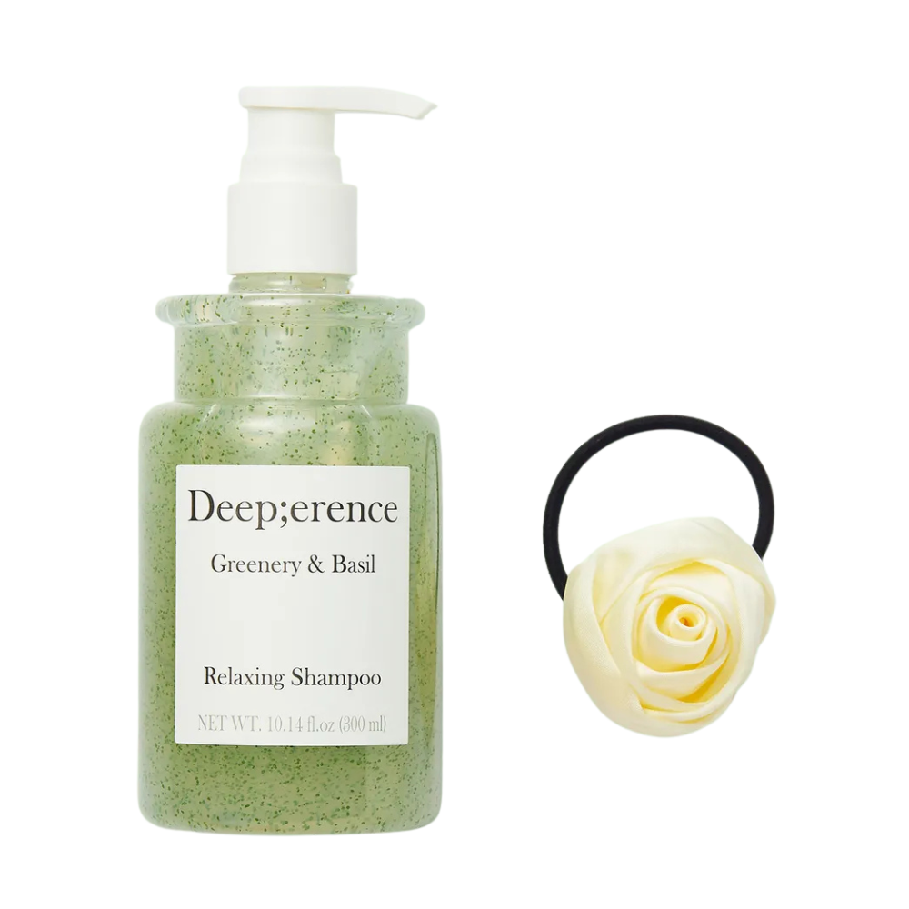 Deep;erence Relaxing Perfume Shampoo 300ml Greenery & Basil Special Set