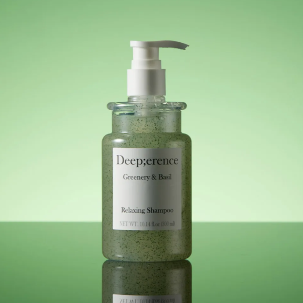 Deep;erence Relaxing Perfume Shampoo 300ml Greenery & Basil Special Set