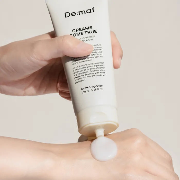 De:maf Creams Come True Squalane Barrier Repair Cream 100ml