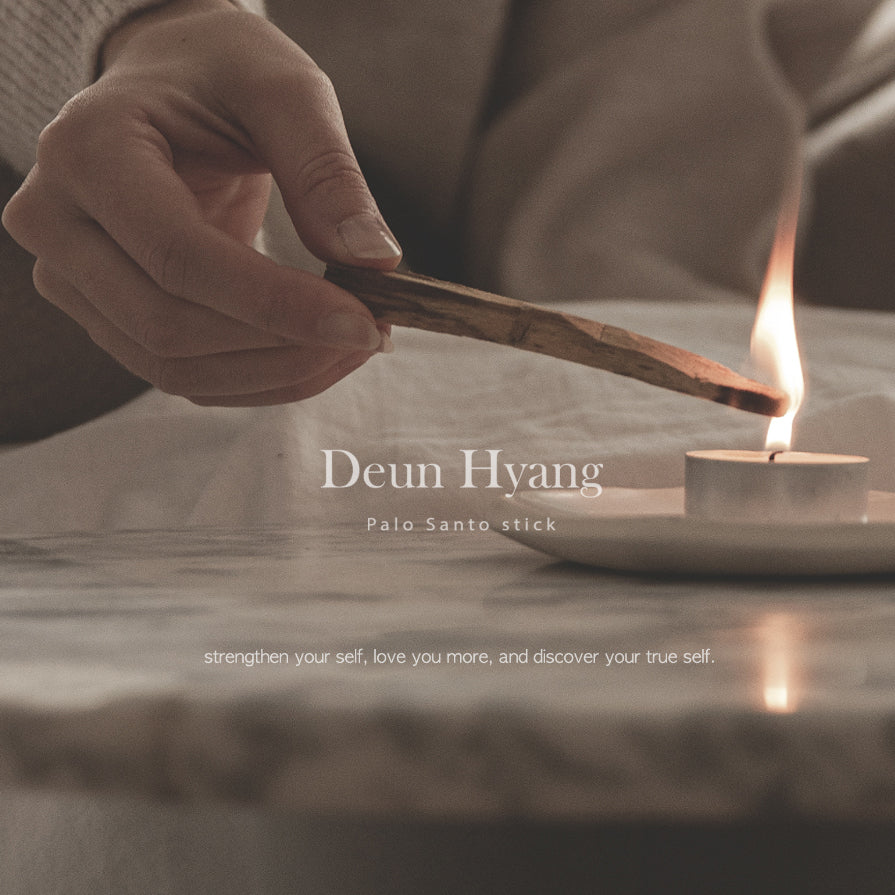 Deun Hyang Palo Santo Natural Aroma Smudge Stick 3ea