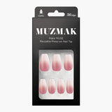 MUZMAK Nail Tips 36pcs #Dove(Coffin)