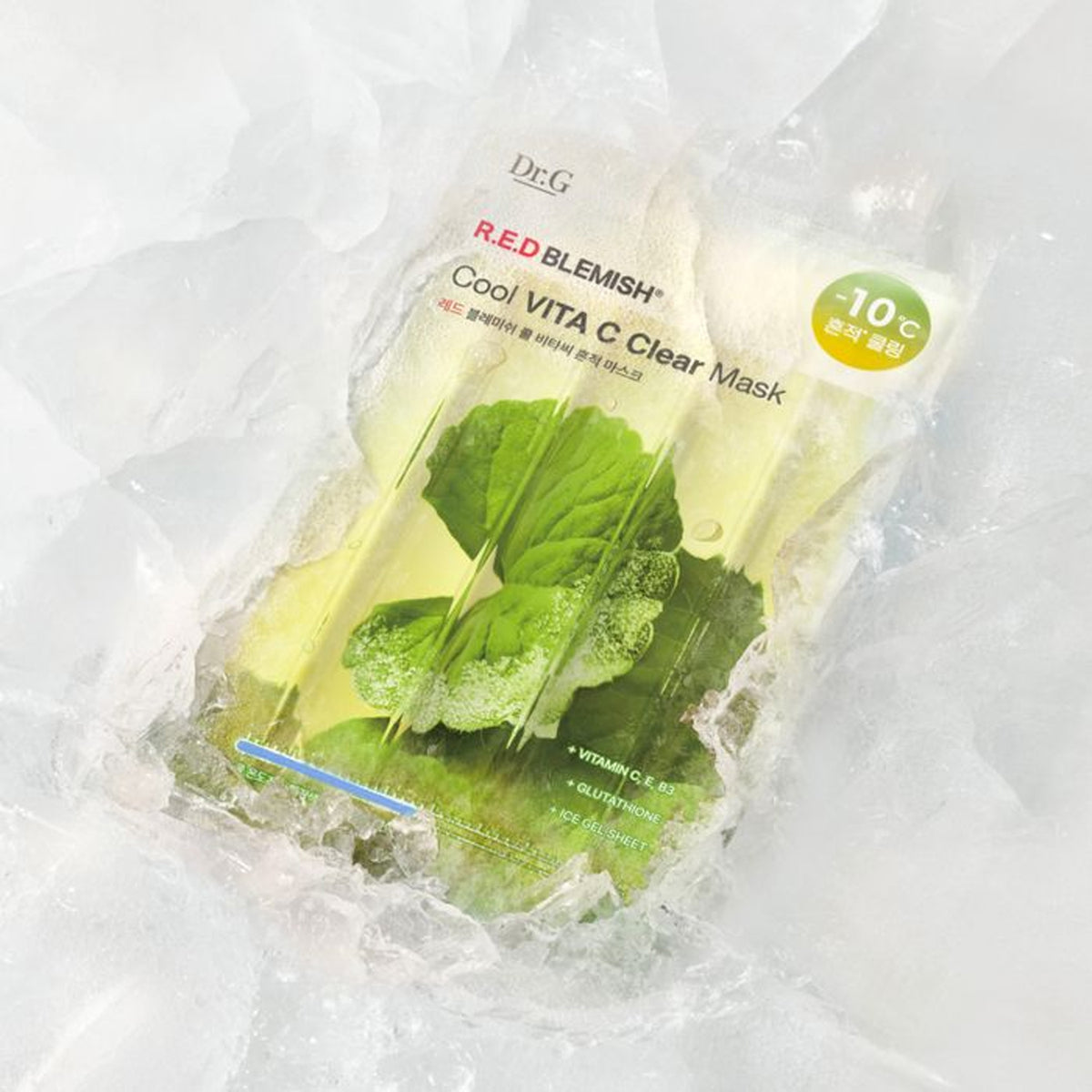 Dr.G Red Blemish Cool Vita C Clear Mask 30g (10 Sheets + 10 Sheets)