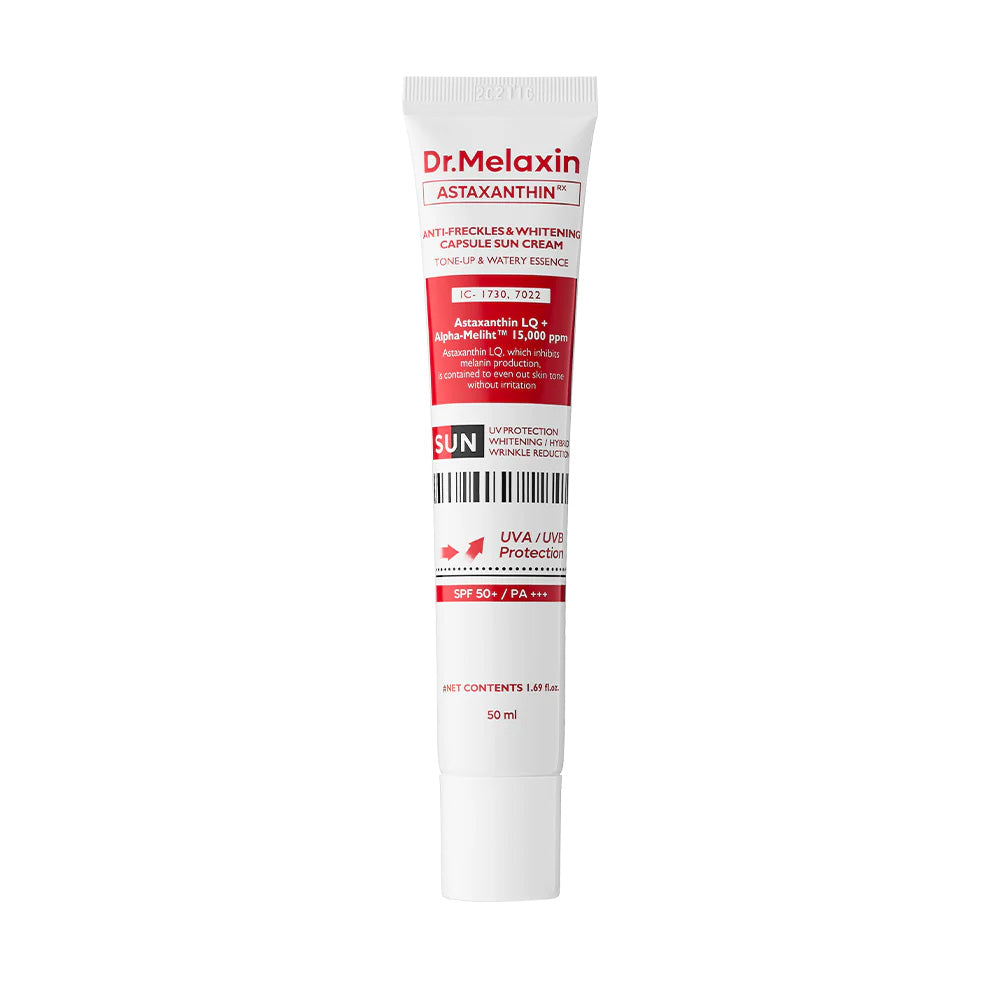Dr.Melaxin astaxanthin anti-checkles y blanqueamiento cápsula solar SPF50+ / PA +++ 50 ml