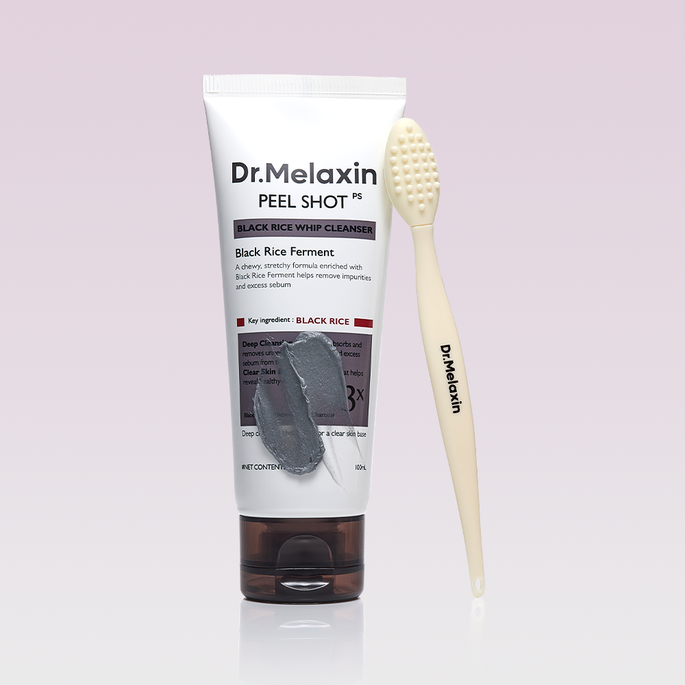 Dr.Melaxin Peel Shot Black Rice Mochi Whip Cleanser 100ml