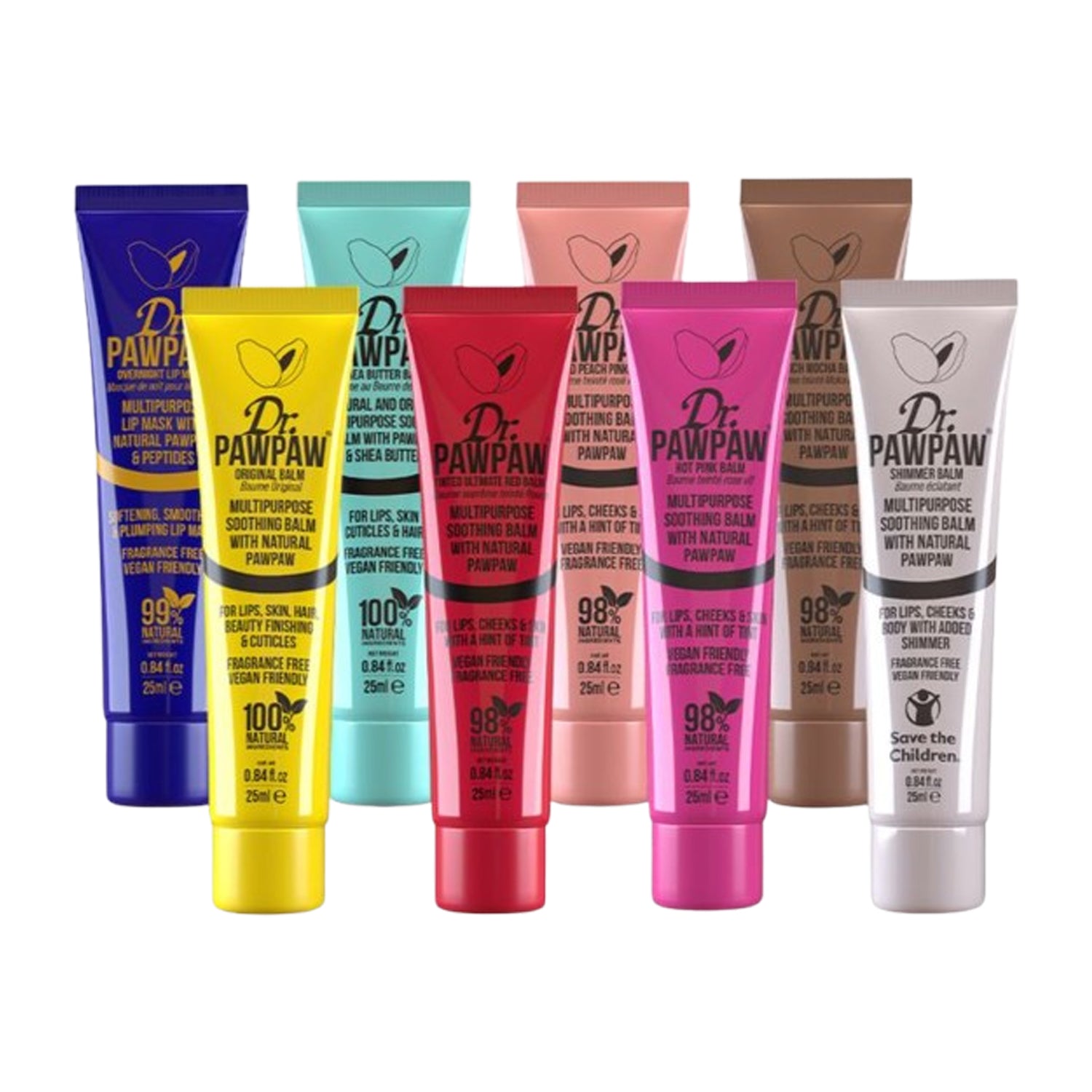 Dr.Pawpaw Tinted Color Balm 25ml Sammlung 8 Farben