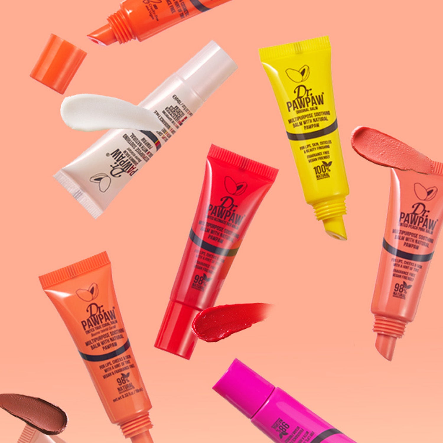 Dr.Pawpaw Tinted Color Balm 25ml Sammlung 8 Farben