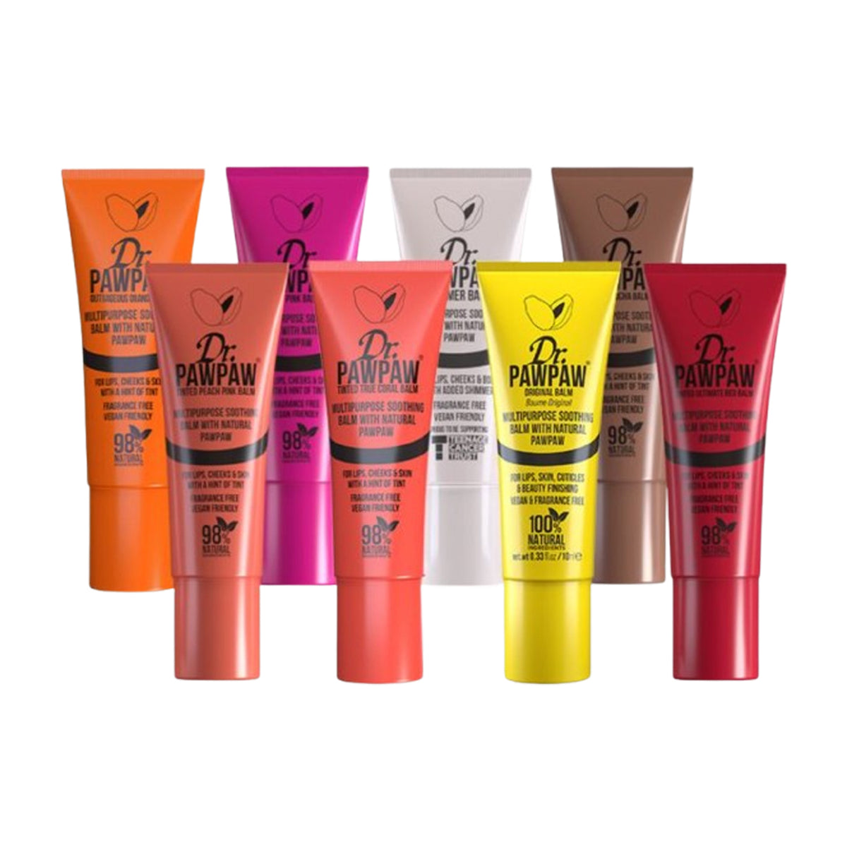 Dr.Pawpaw Tinted Mini Color Balm 10ml Collection 8 Colors