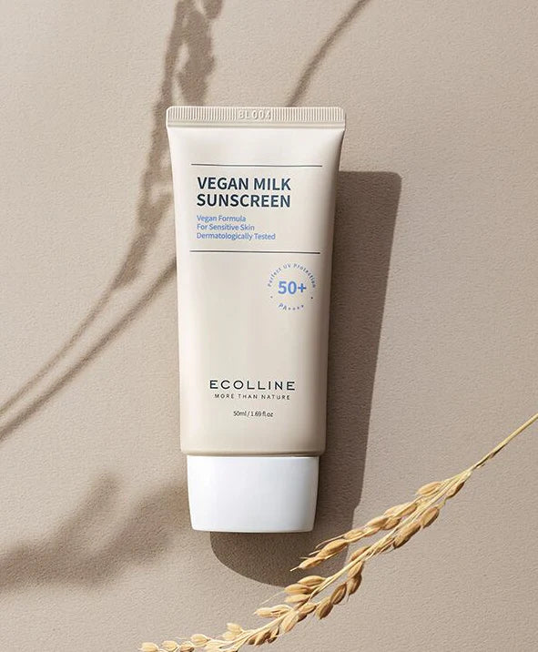 (Matt) ECOLLINE Vegan Milk Sunscreen SPF50+ PA++++ 50ml - DODOSKIN