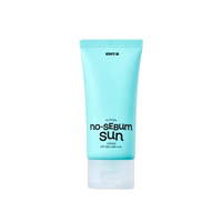 A 50ml tube of EDIT.B Sunday No-Sebum Sun Cream SPF50+ PA++++, designed for effective sun protection and oil control.