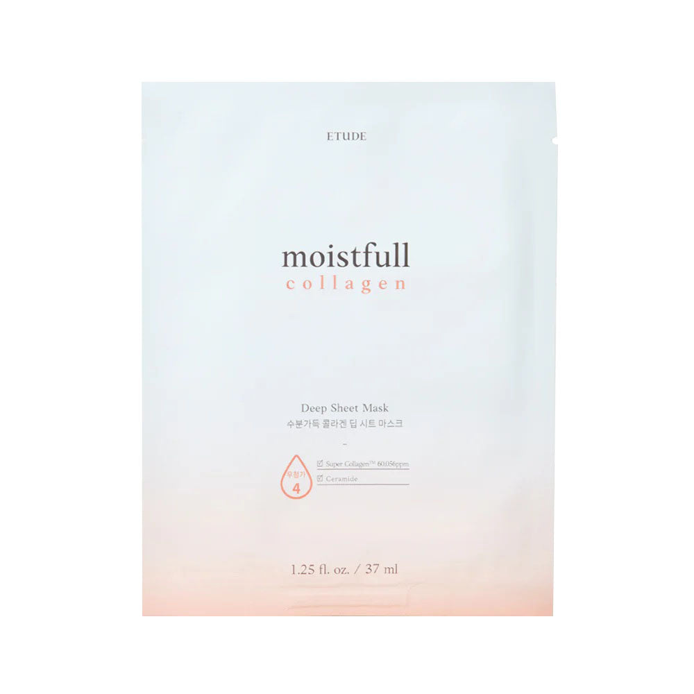 ETUDE Moistfull Collagen Deep Sheet Mask 37ml 1ea