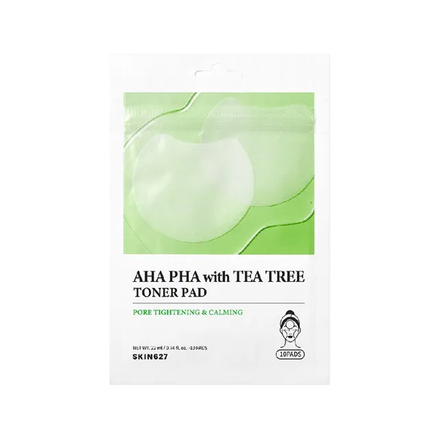 EUNYUL SKIN627 AHA PHA With Tea Tree Toner Pad 10pcs