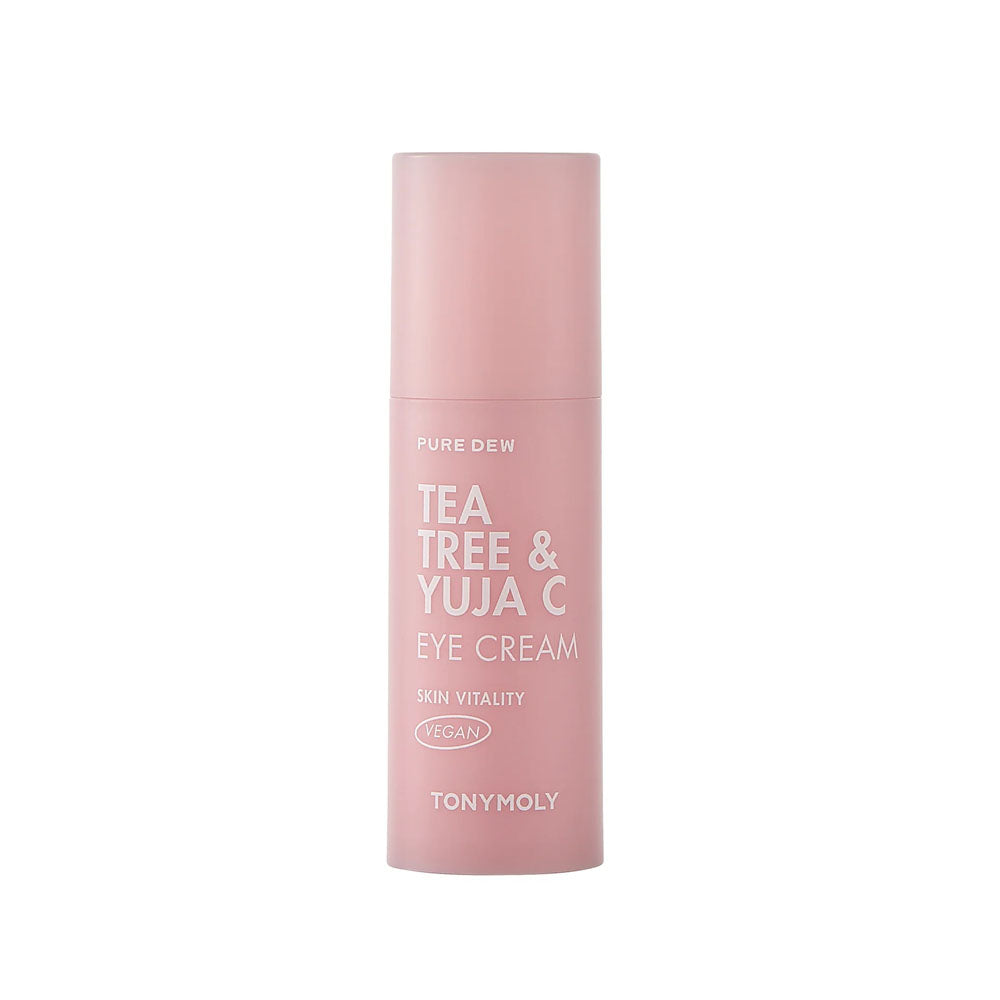 (NEWK) TONYMOLY Pure Dew Tea Tree & Yuja C Eye Cream 30ml - DODOSKIN