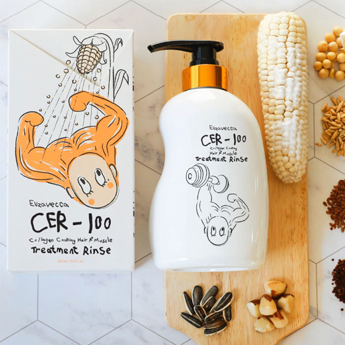 Elizavecca CER-100 Collagen Coating Hair A+ Muscle Treatment Rinse 500ml