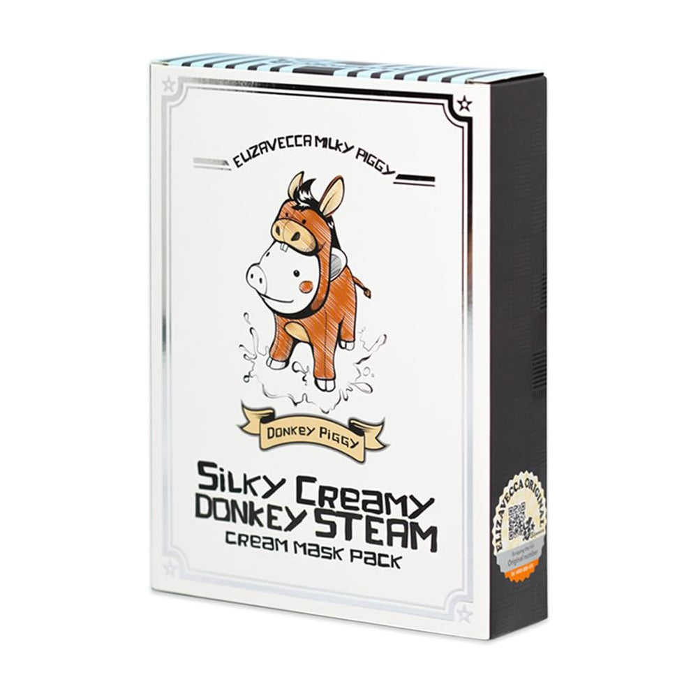 Elizavecca Milky Piggy Silky Creamy Donkey Steam Cream Mask Pack 25ml 10ea
