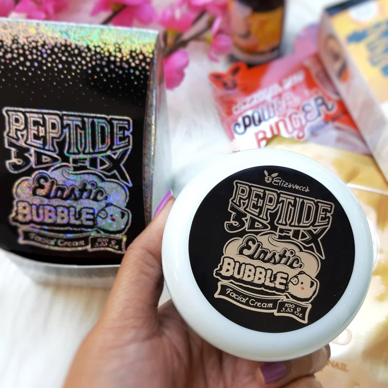 Elizavecca Peptide 3d Fix Elastic Bubble Facial Cream 100ml