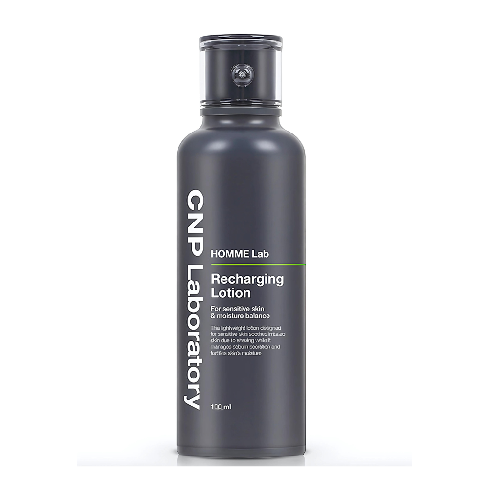 CNP Homme Lab Recharging Lotion 100ml Special Set (+Toner 31ml & Cleansing Foam 50ml)