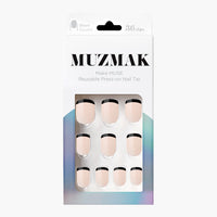 MUZMAK Nail Tips 36pcs #Espresso(Short Square)