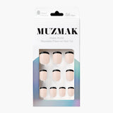 MUZMAK Nail Tips 36pcs #Espresso(Short Square)
