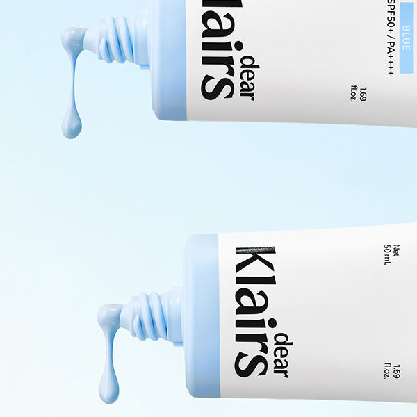 dear, klairs Blue Supple Tone-Up Sun Essence 50ml