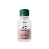 The Etude House AC Clean Up Pink Powder Spot (15ml) is a targeted treatment designed to address acne and blemishes.