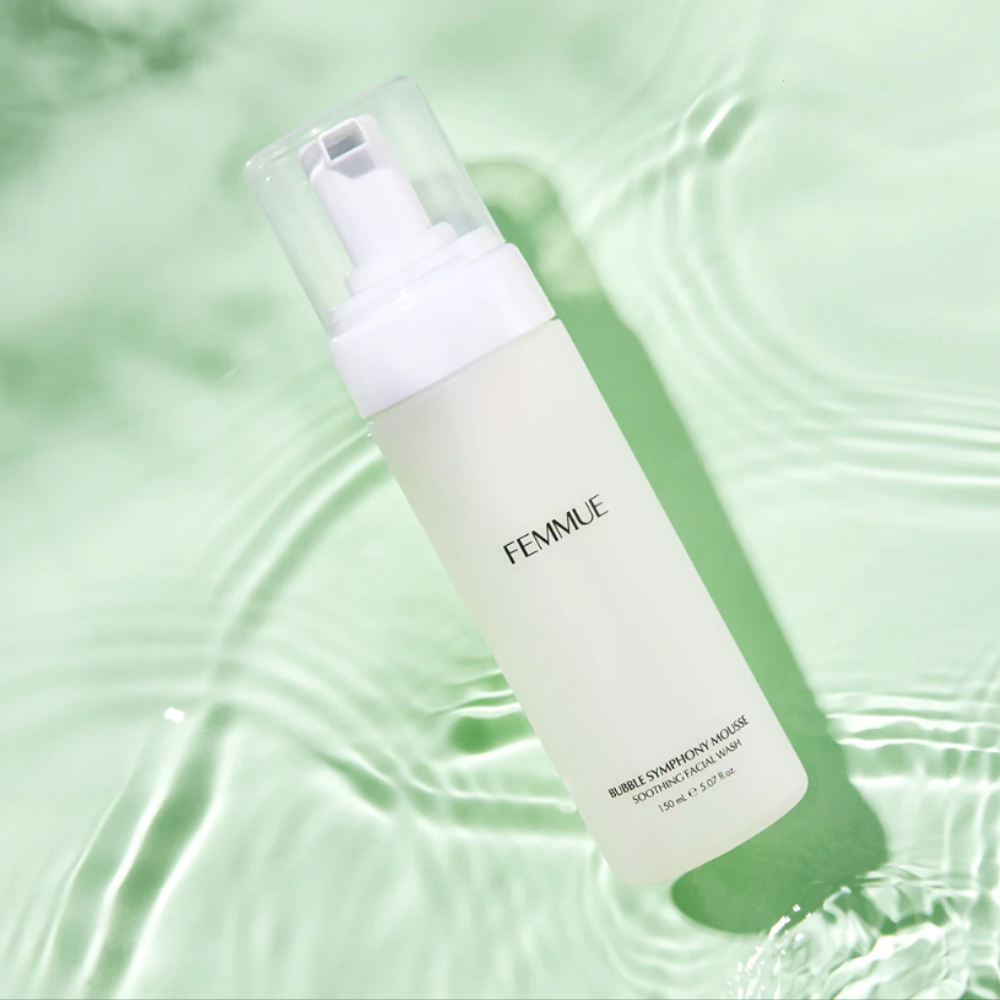 Femmue Bubble Symphony Mousse calmante de lavado facial 150 ml