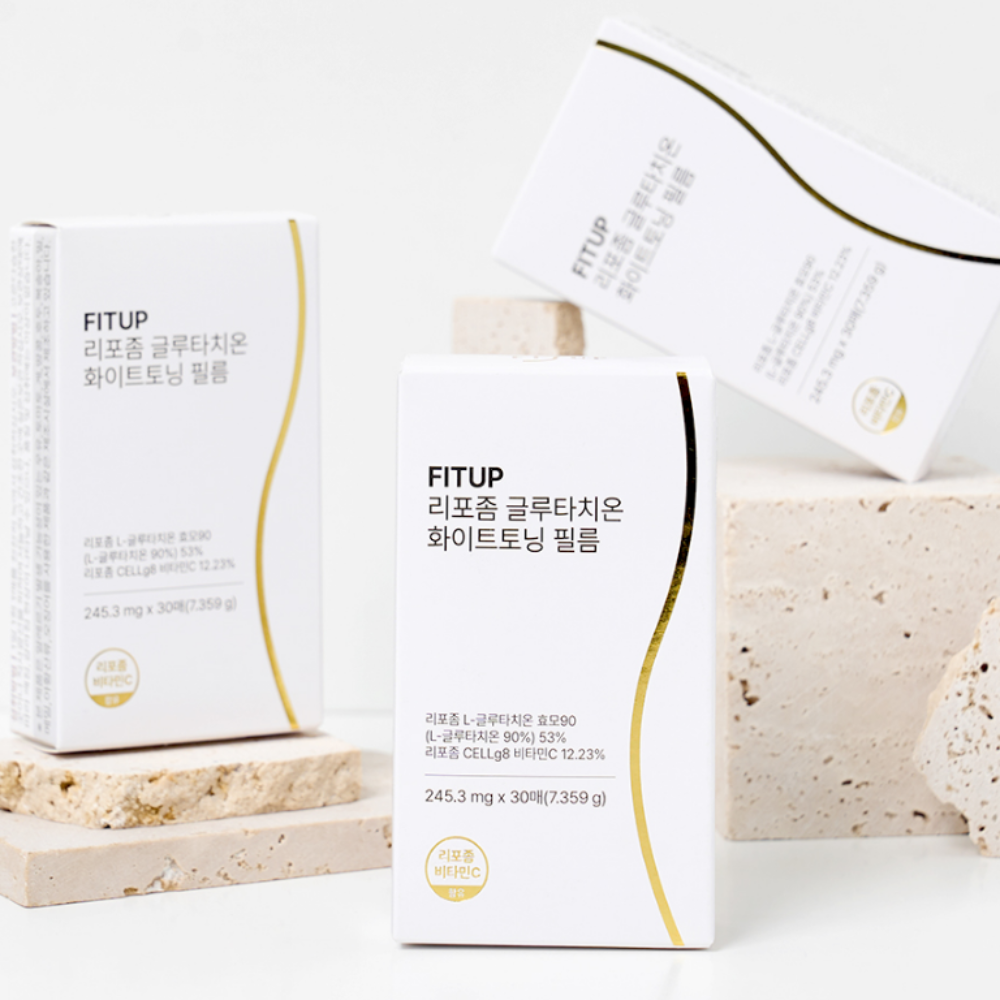 FITUP Liposomal Glutathione White Toning Film: 90% High-Purity & Potency Vitamin C (30 Sheets)