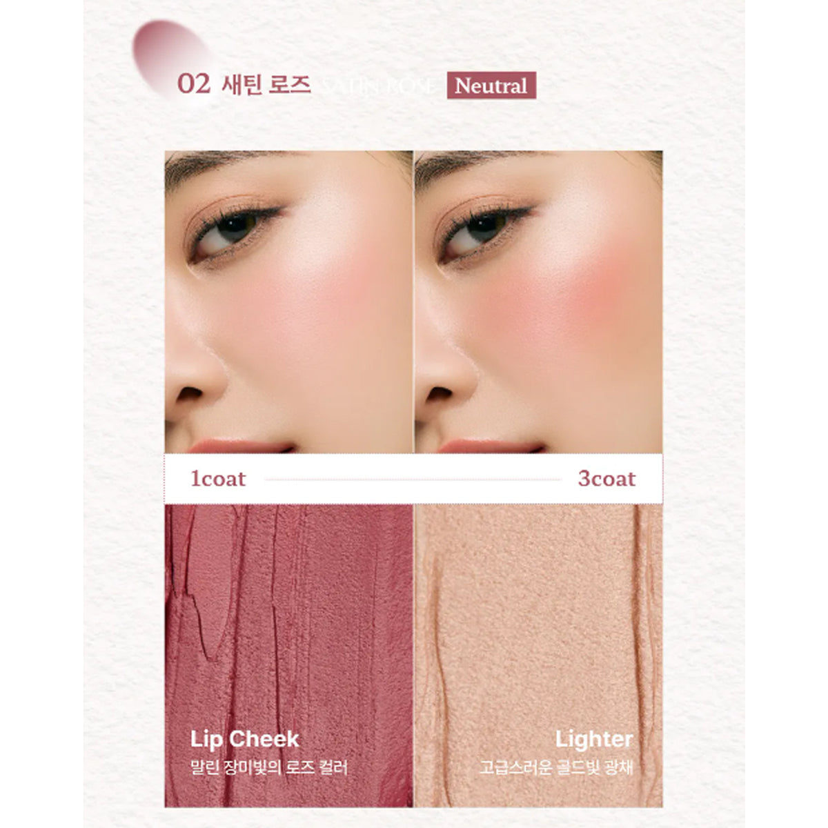 FIT YOUR SKIN Lip Cheek Hidden Lighter 5 Shades