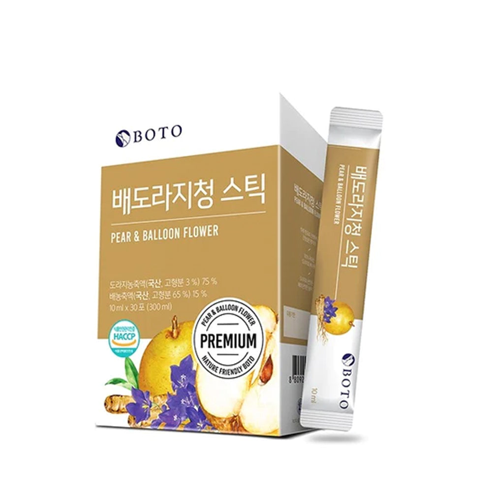 (NEWK) BOTO Pear & Balloon Flower Stick 10ml*30 Sticks - DODOSKIN