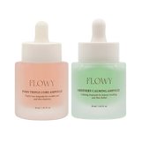 FLOWY PDRN & Greenery Ampoule Duo Set