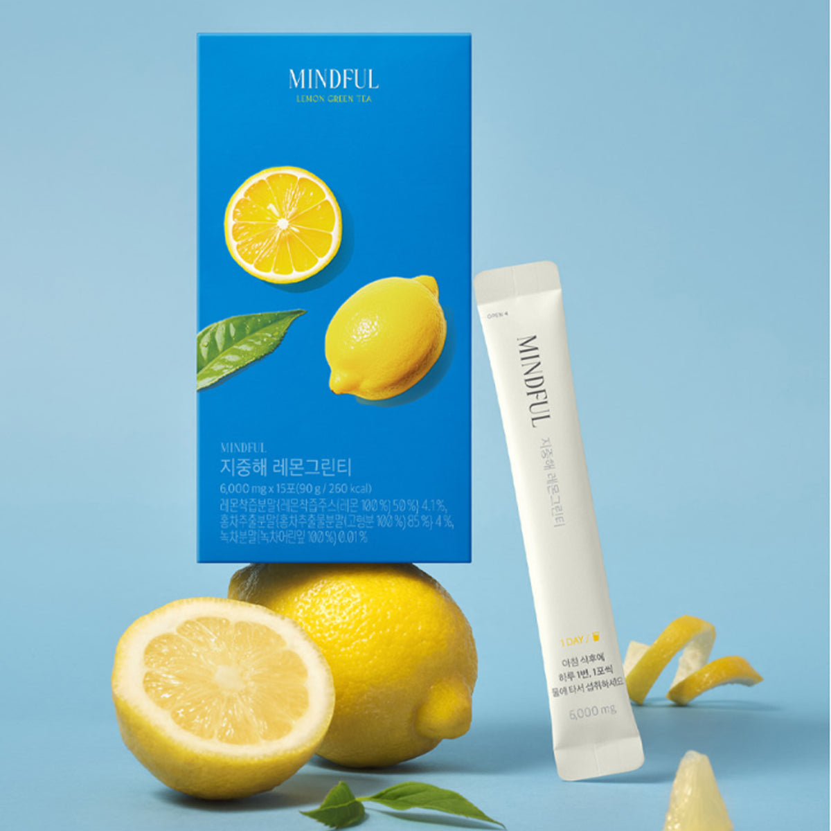 FOODOLOGY Mindful Lemon Green Tea 15 Sticks