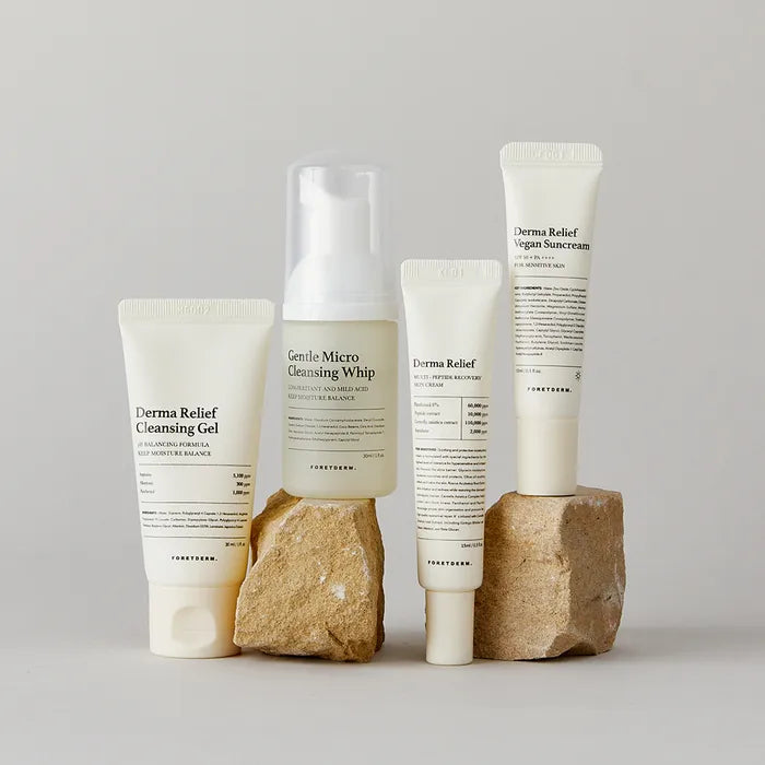 FORETDERM. Derma Relief Line Travel 4-Piece Kit