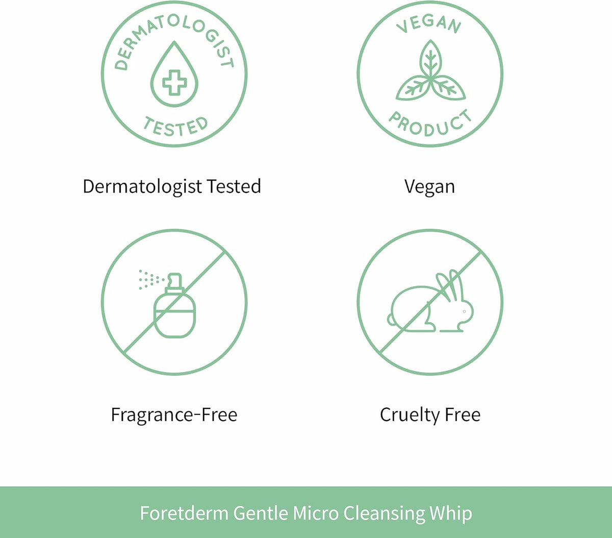 FORETDERM. Gentle Micro Low-pH Cleansing Whip 200ml
